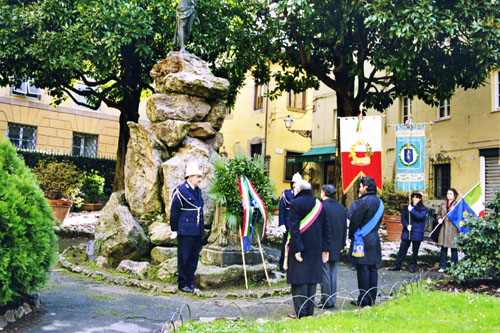 foto del momento della deposizione
