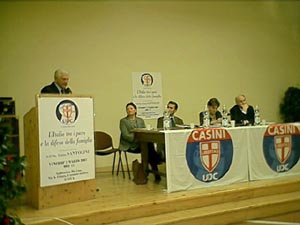foto del tavolo con i relatori