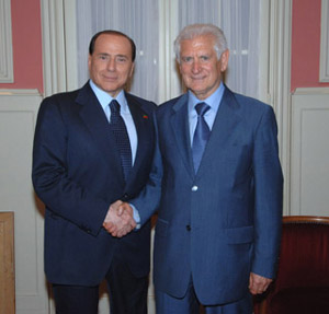 foto di Favilla con Berlusconi