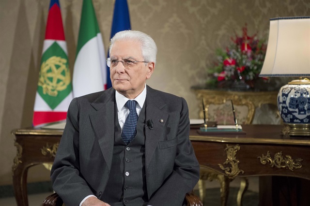 Foto Presidente Sergio Mattarella